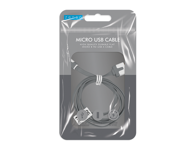 Micro Flat USB Cable 1m