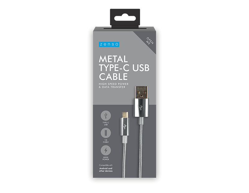 Wholesale Metal type C USB cable | Gem imports Ltd.