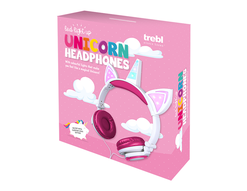Wholesale Light up Unicorn Headphones