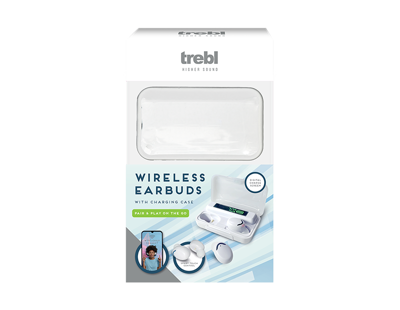 Wholesale Wireless Earbuds with smart touch control & charging case