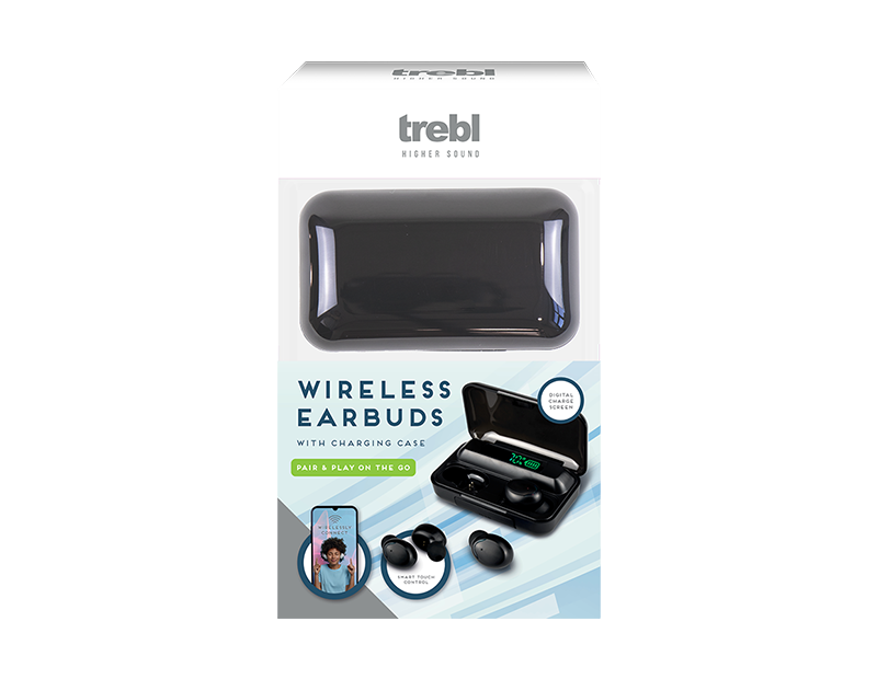 Wholesale Wireless Earbuds with smart touch control & charging case