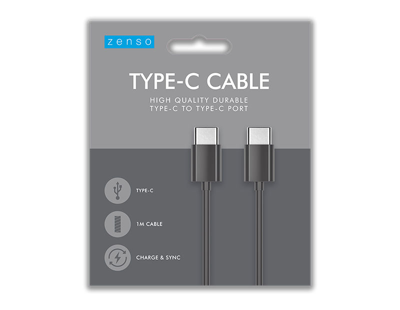 Wholesale Coloured Type C To Type C Cable 1m | Gem imports Ltd.