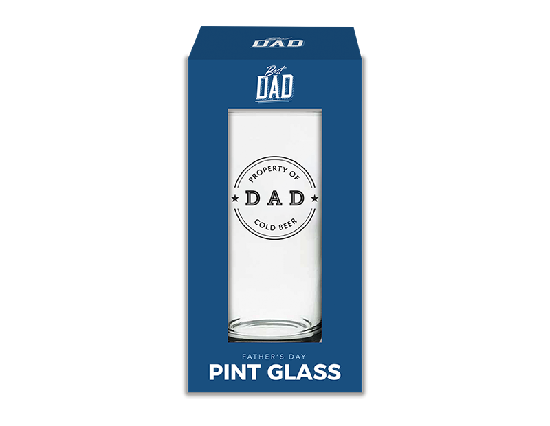 Wholesale Father's Day Pint Glass in Gift Box