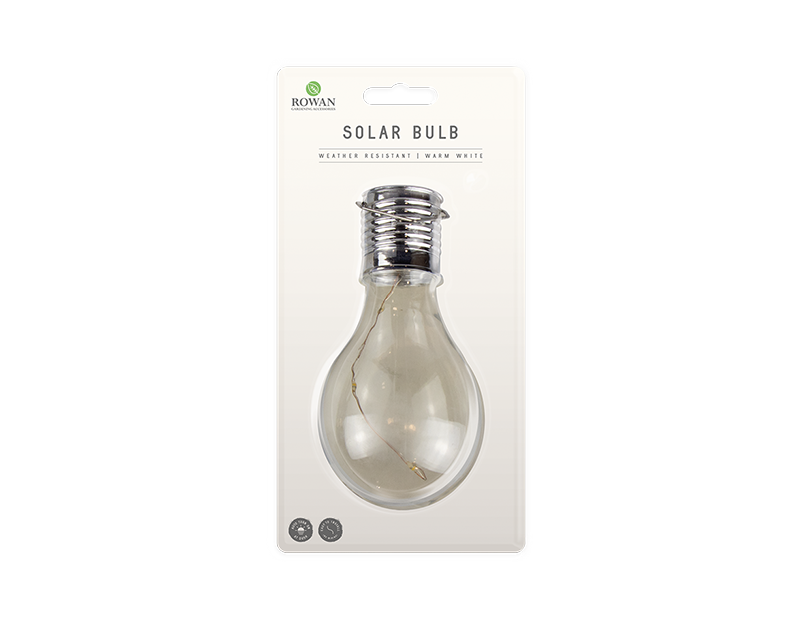 Wholesale Solar LED Clear Bulb Light | Gem imports Ltd.