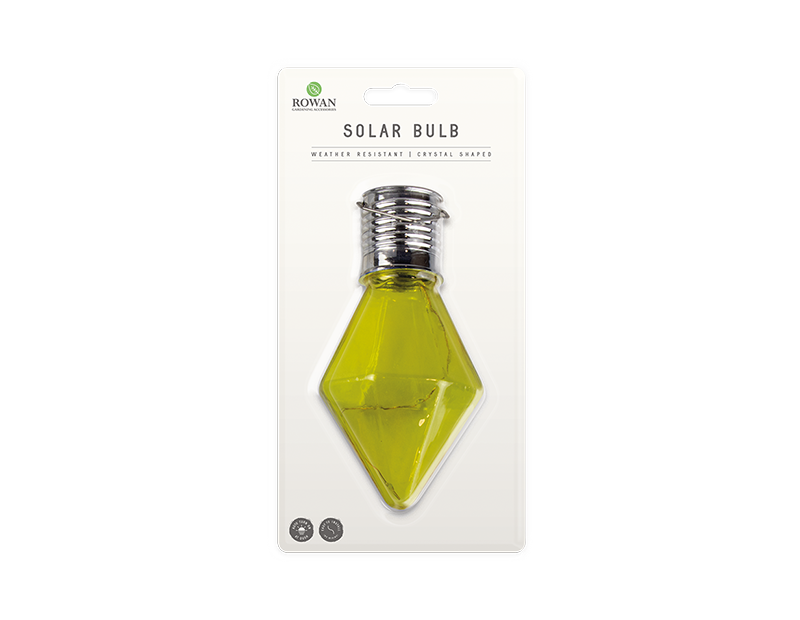 Wholesale Solar Crystal Shaped Bulb Light