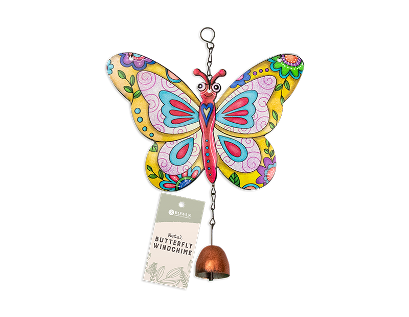 Wholesale Metal butterfly windchime