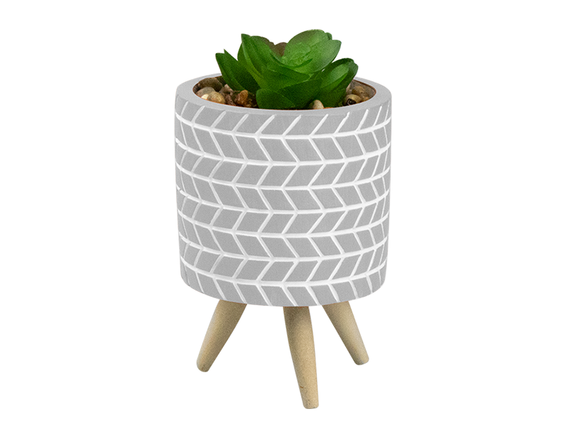 Artificial Plant in Pot on Stand