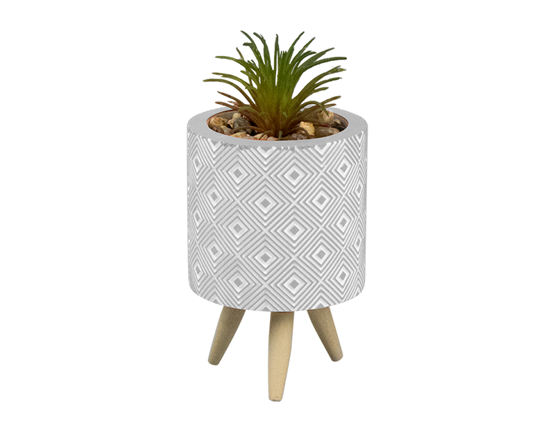 Artificial Plant in Pot on Stand