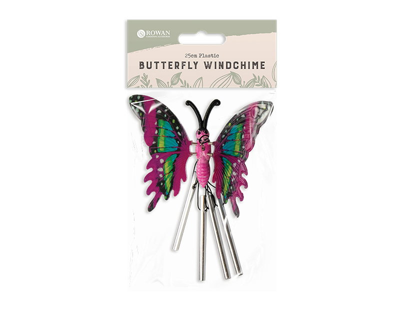 Wholesale Plastic butterfly windchime