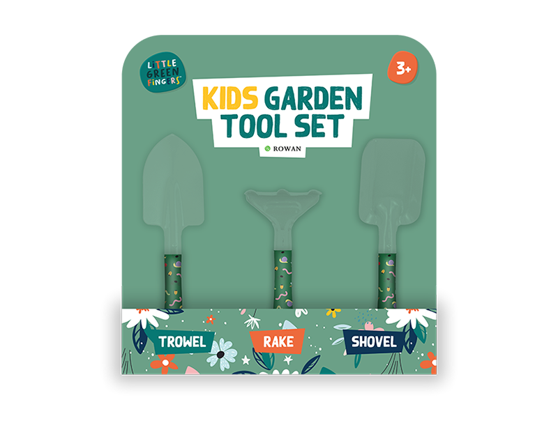Wholesale Kids Garden Tool Set 3pk