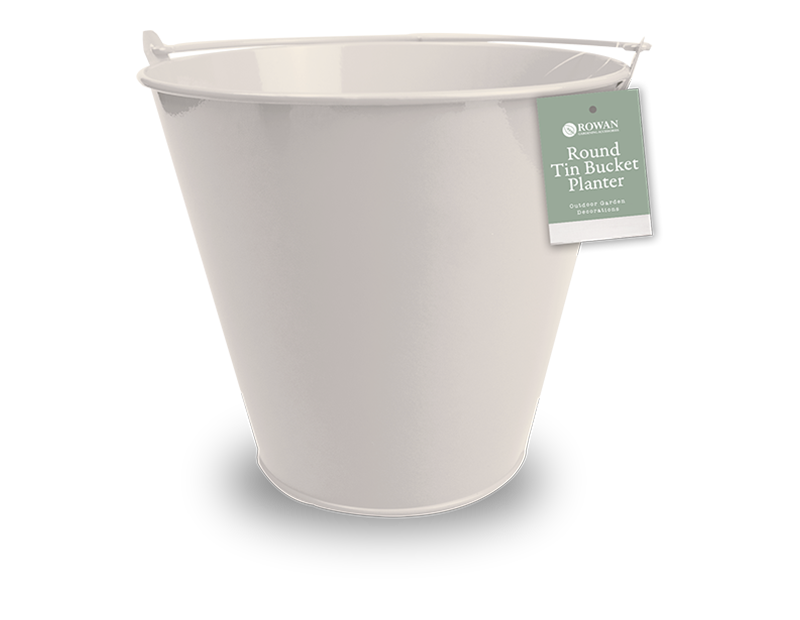 Wholesale Round Tin Bucket Planter