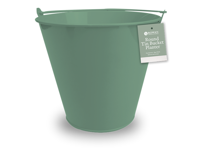 Wholesale Round Tin Bucket Planter