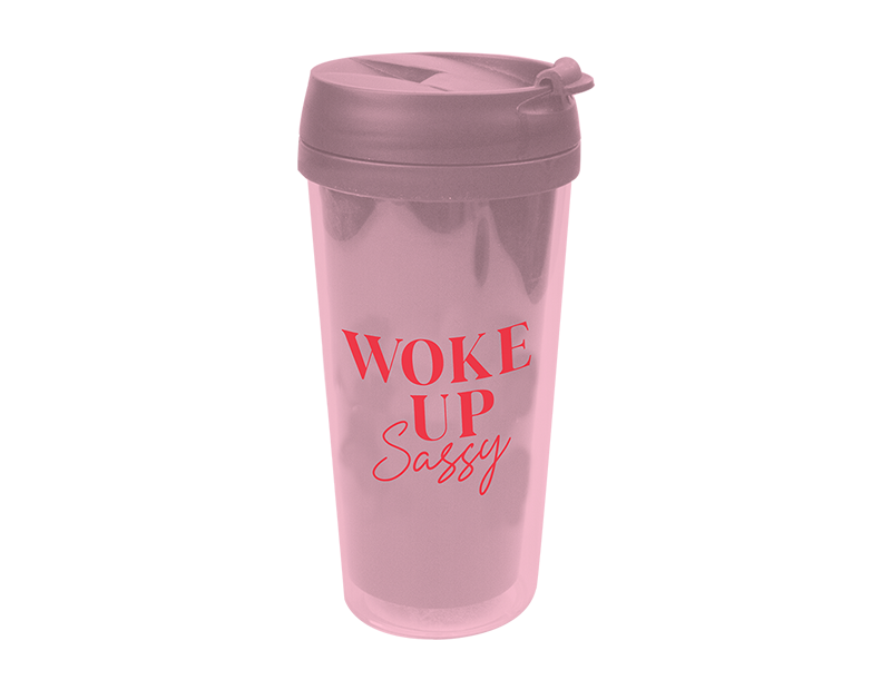 Wholesale Novelty Double wall Travel mug PDQ