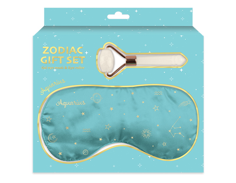 Wholesale Zodiac Gel Eye Mask & Face Roller Set