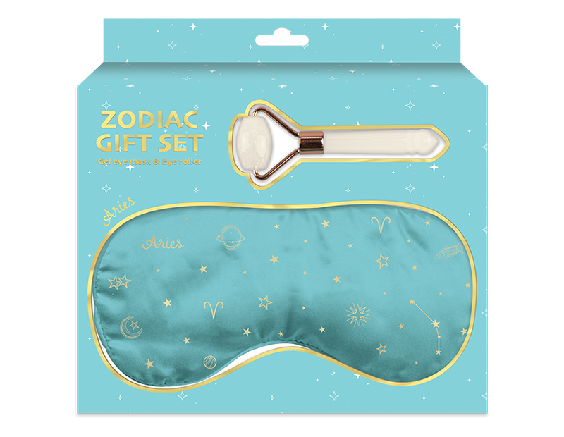 Wholesale Zodiac Gel Eye Mask & Face Roller Set