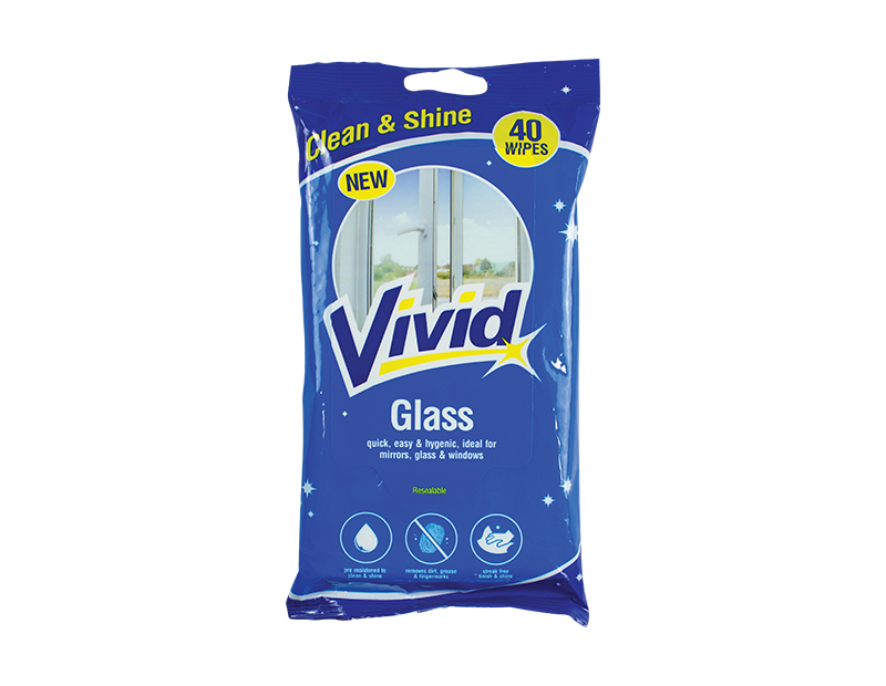 Glass Wipes - 40 Pack