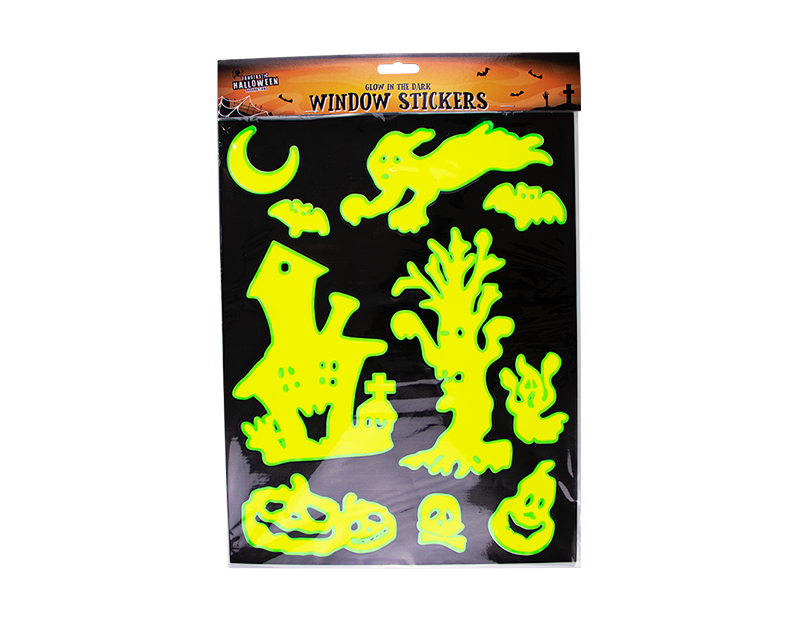Wholesale Glow In The Dark Halloween Window Stickers