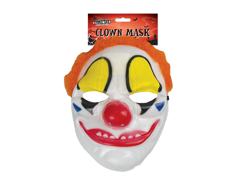 clown mask blue hair