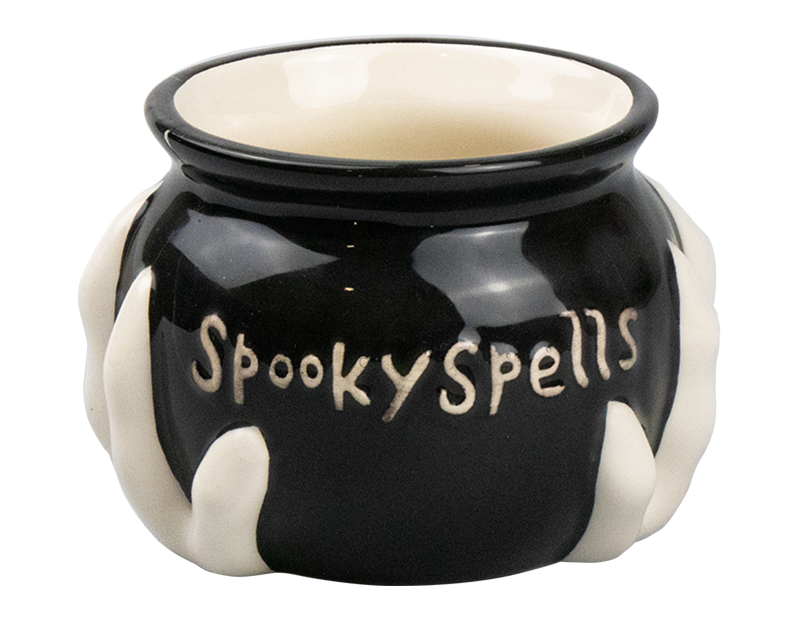 Spooky Stoneware Cauldron