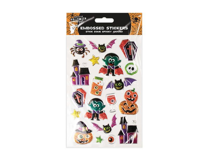 Wholesale Embossed Foil Halloween stickers