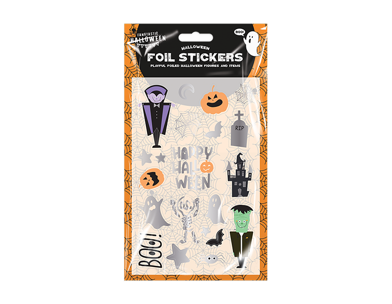 Wholesale Halloween Foil finish stickers