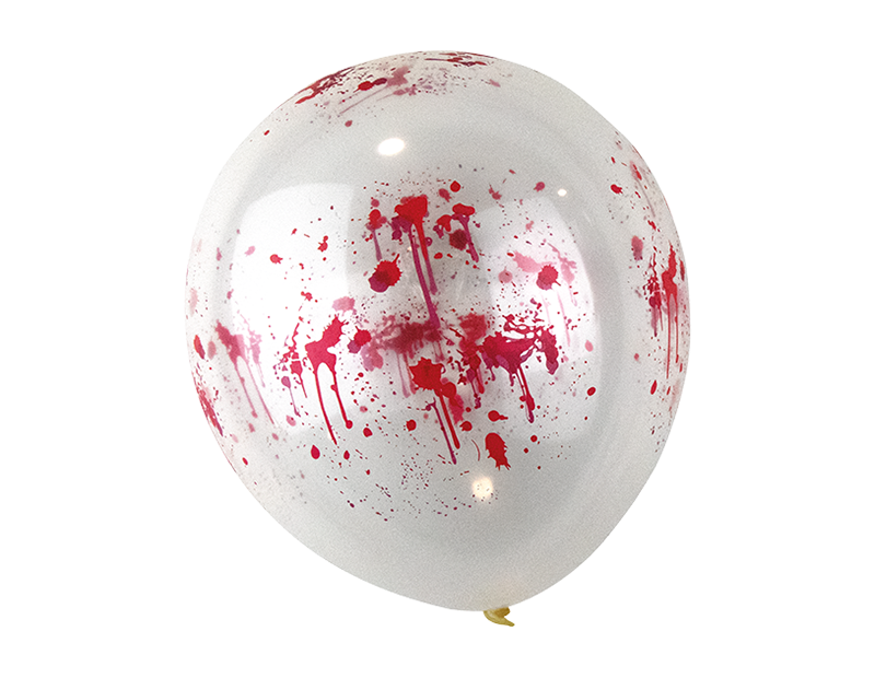 Wholesale 12" Blood Effect Balloons 5pk
