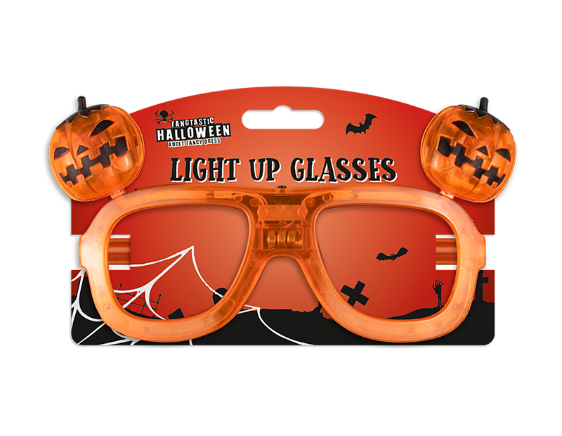 Wholesale Light up Novelty Halloween Glasses | Gem imports Ltd