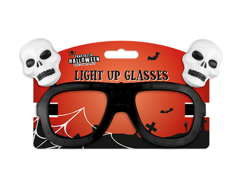 Wholesale Light up Novelty Halloween Glasses Gem imports Ltd