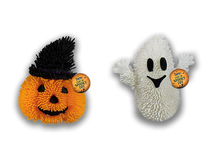 Wholesale Halloween Light up Squishy Toy PDQ