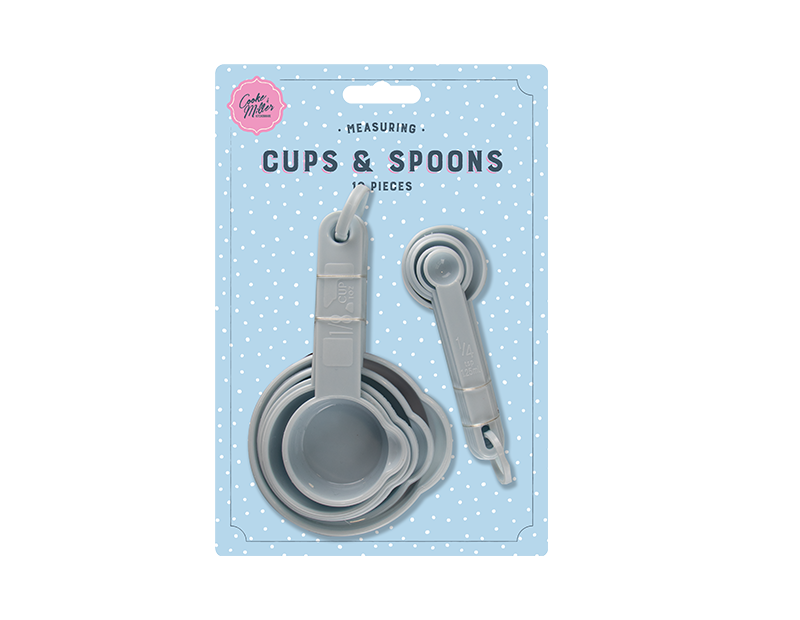 Measuring Cup & Spoon Set - 10 Pack