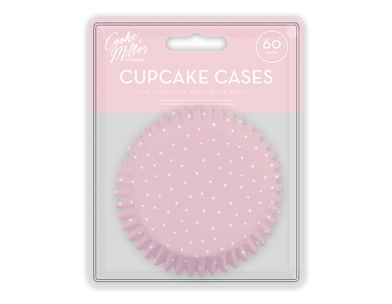Wholesale Printed Cupcake Cases 60pk