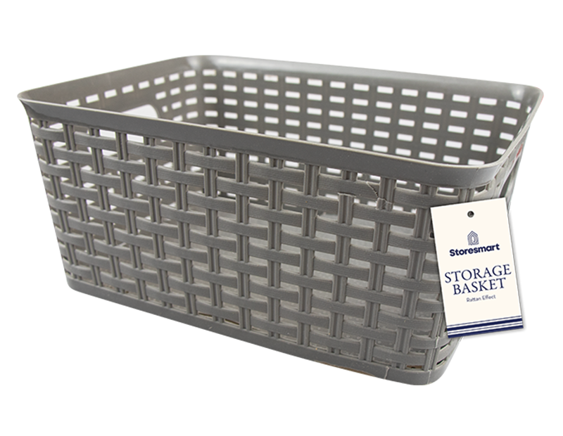 Wholesale Rattan Effect Storage Basket