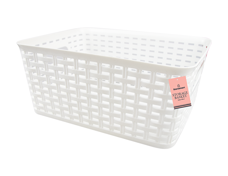 Rattan Effect Storage Basket
