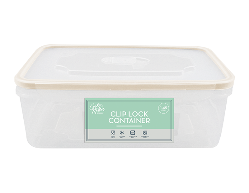 Clip Lock Containers 1450ml