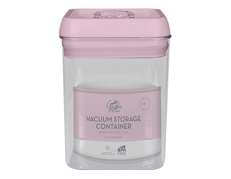Wholesale Pastel Vacuum Storage Container With Airtight Lid