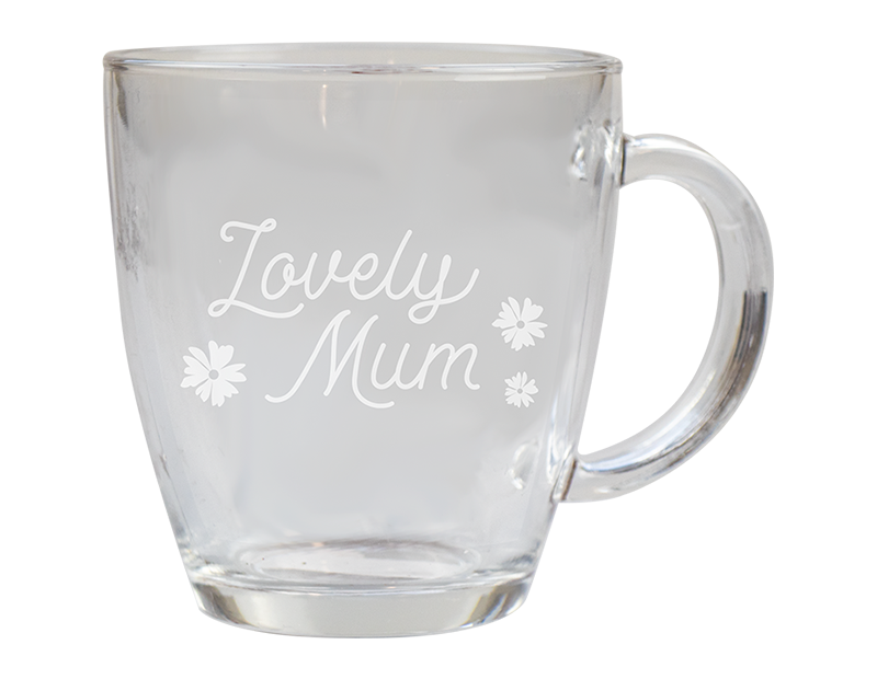 Mother's Day Printed Glass Coffee Cup 350ML
