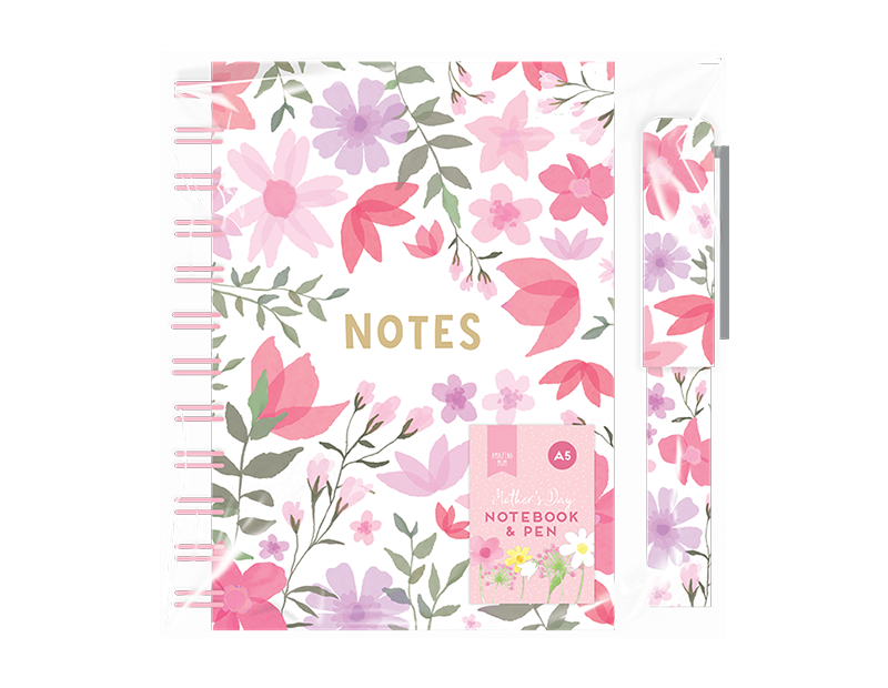Wholesale Mother's Day A5 Notebook and Pen Set