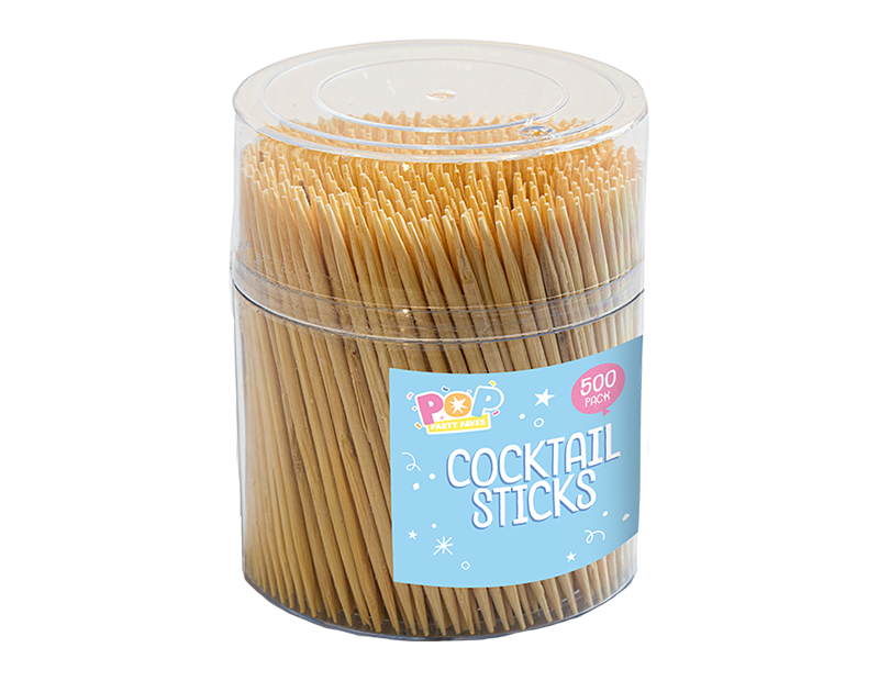 Cocktail Sticks - 500 Pack (With PDQ)
