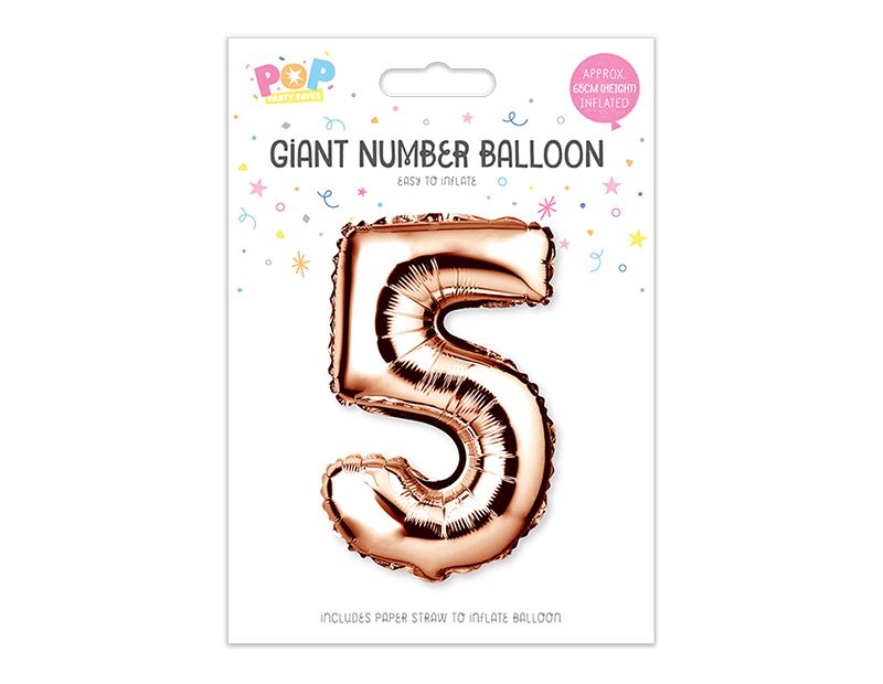 Wholesale Gold Number Balloons