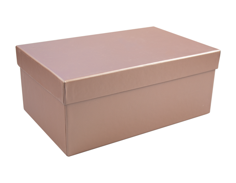Metallic Rectangular Gift Box 22cm x 14cm