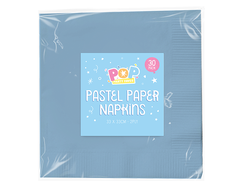 Wholesale Pastel paper Napkins 30pk