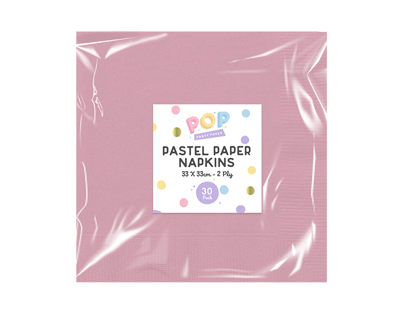 Wholesale Pastel paper Napkins 30pk