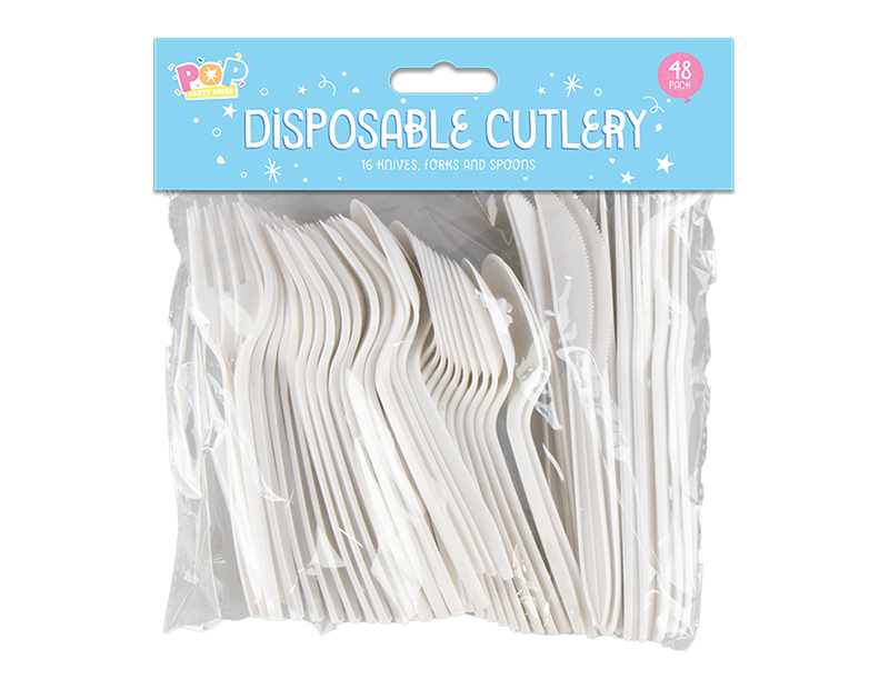 Wholesale Disposable Cutlery 48pk