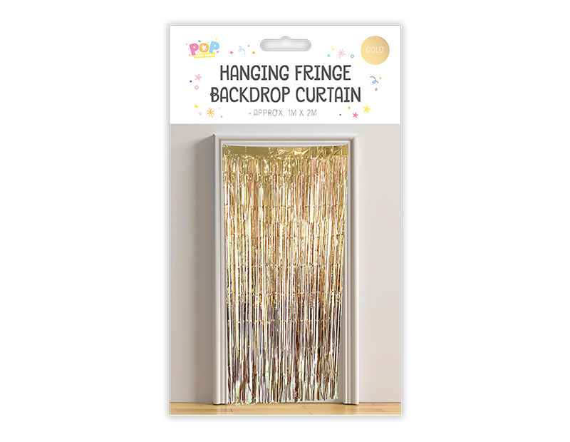 Wholesale Metallic Fringe Backdrop Curtain