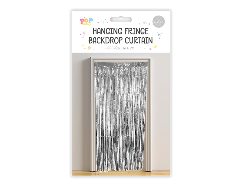 Wholesale Metallic Fringe Backdrop Curtain