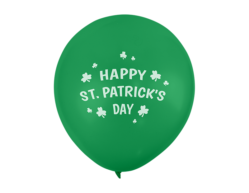 Wholesale St. Patricks Day Printed Balloons 9" 12 pack