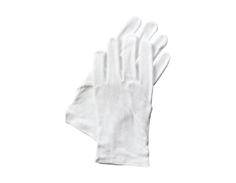 White Cotton Gloves