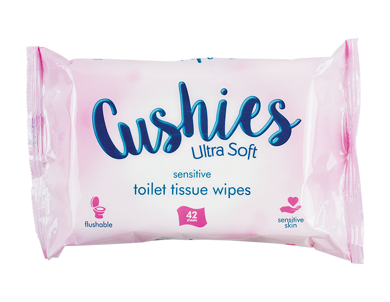 Sensitive Toilet Wipes - 42 Pack