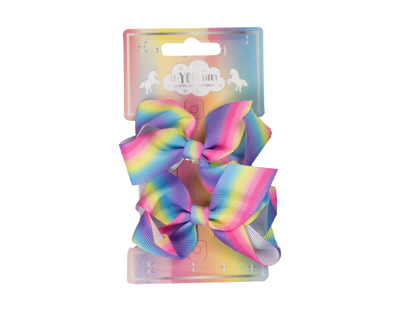 Wholesale Kids Pastel Rainbow Hair Accessories