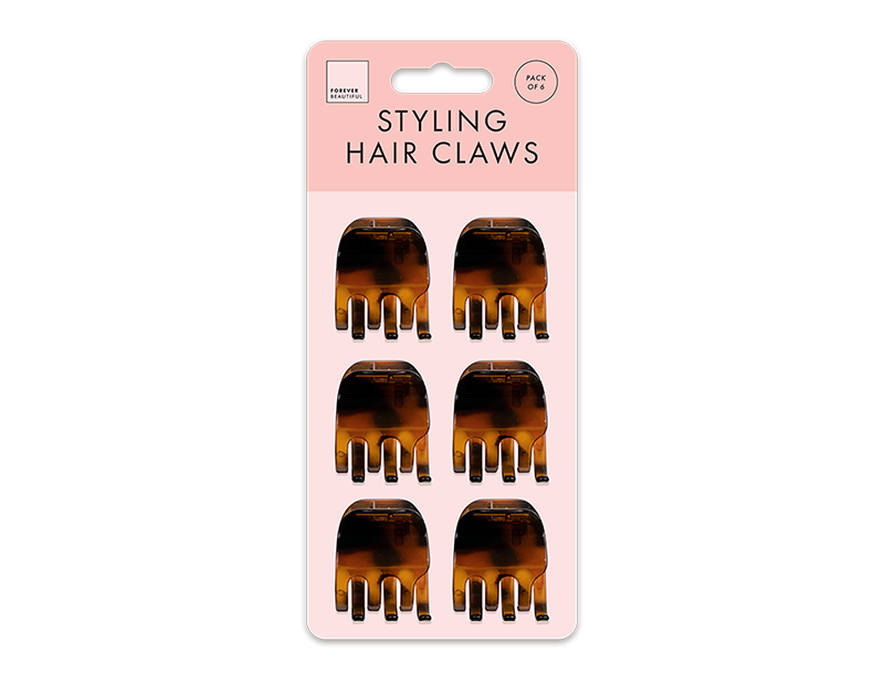 Wholesale Hair Claws 6 Pack